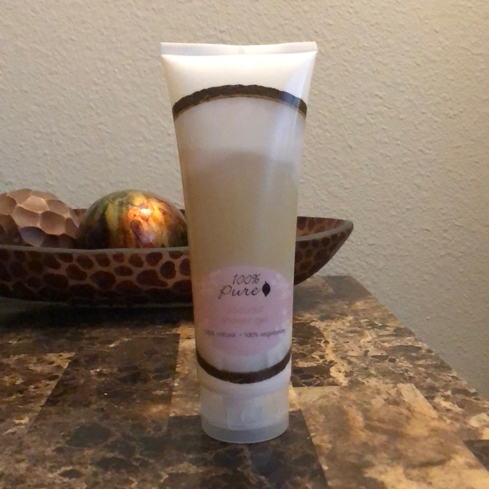100% Pure Coconut Shower Gel 8oz New Sealed